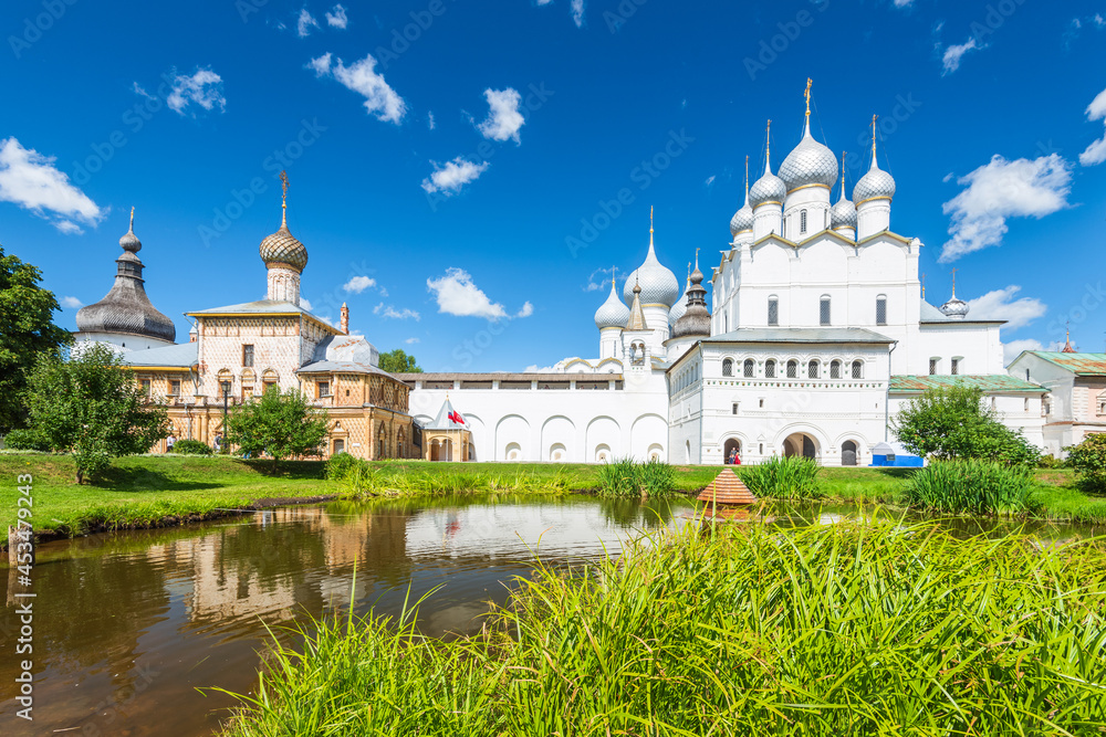Rostov Veliky, Yaroslavl region, Russia: Rostov Kremlin. Old architecture in summer