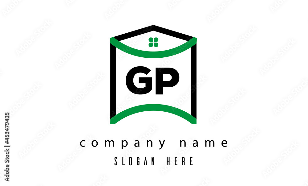 GP creative real estate latter logo vector GP creative real estate latter logo vector