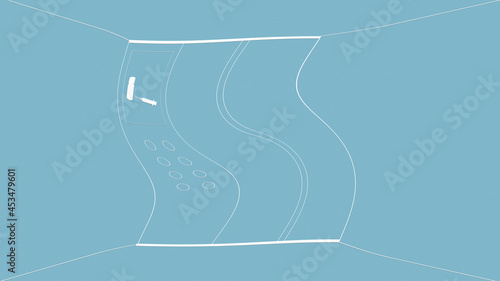 イメージ素材（歪んだ空間）