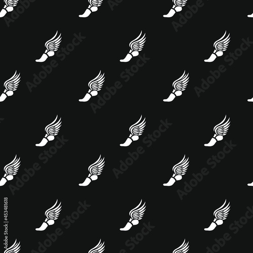 Track and Field .Cross Country .Digital Vector Seamless Pattern.Track Svg.