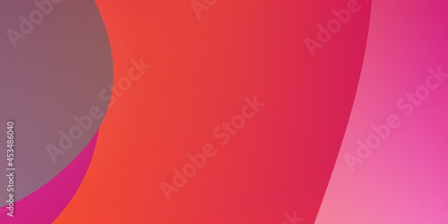 Modern orange and pink abstract wave fluid dynamic background. Abstract blue background dark curve presentation template. Suit for business, flyer, brochure, business card, and poster background. © Salman