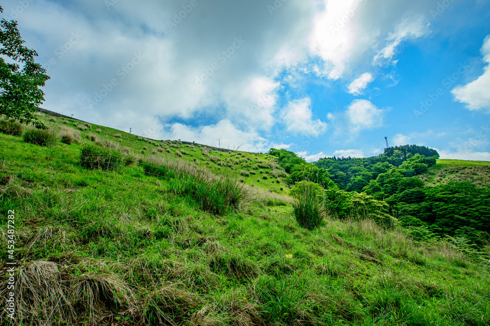 landscape with clouds