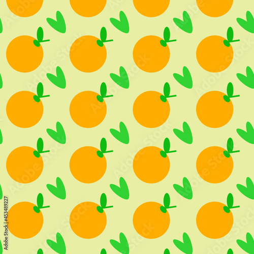 Pattern with bright oranges on a light background.