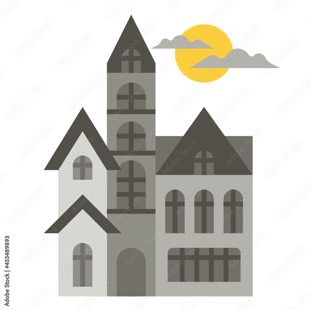 haunted house icon