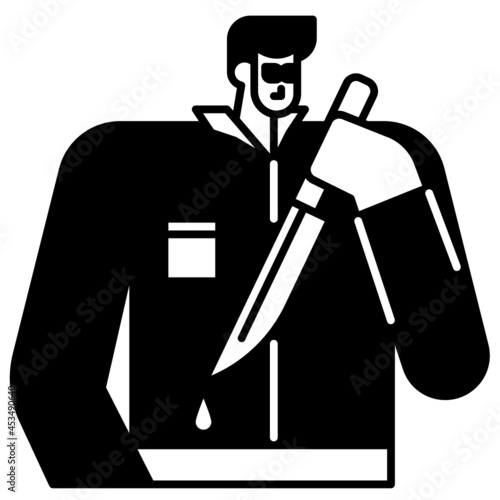 serial killer icon