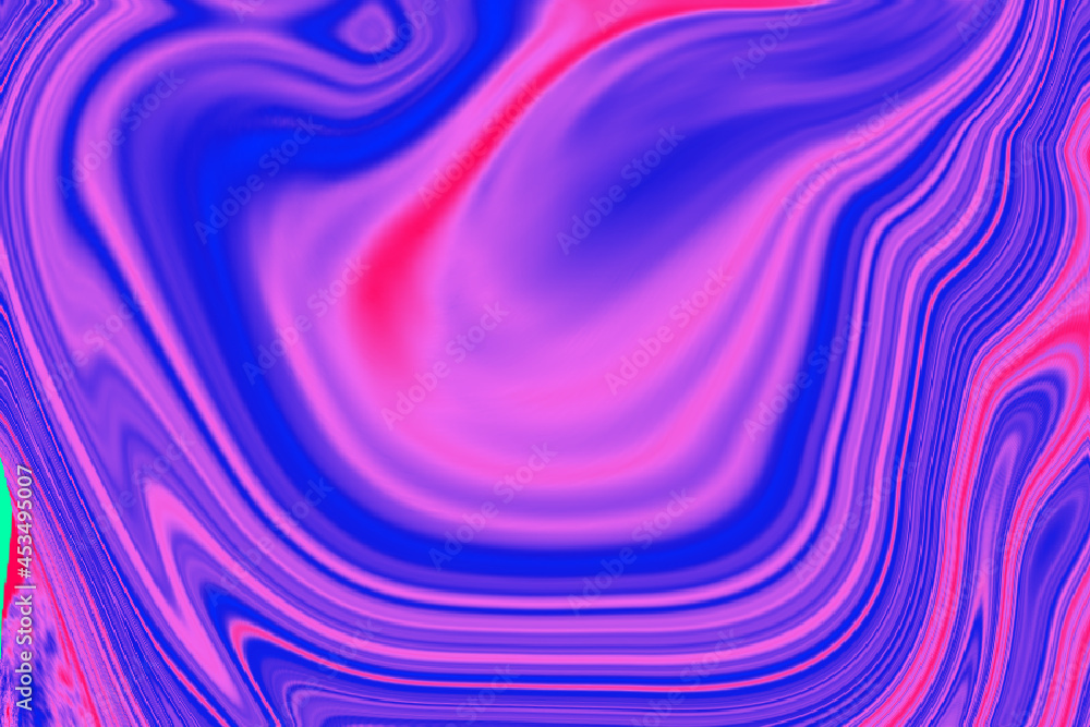 Fototapeta premium Psychedelic Abstract Background, Trippy Wallpapers