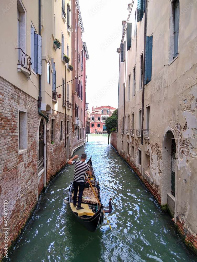 Gondola in a Venice canal