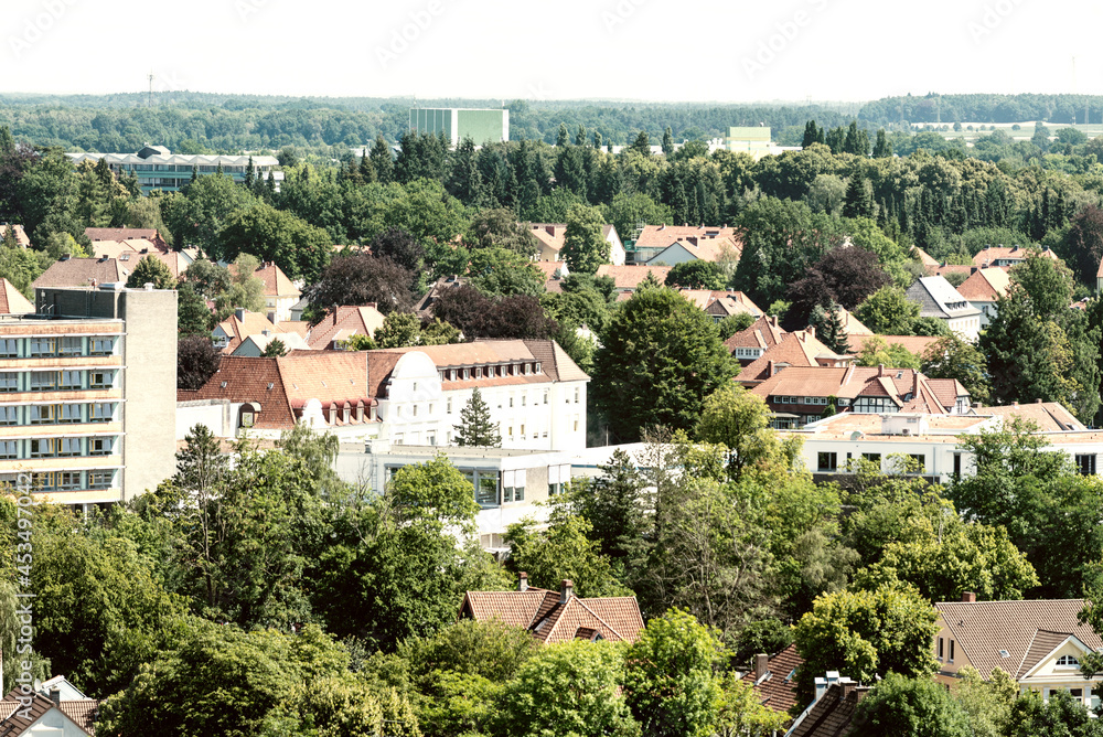 Aerials view of Celle