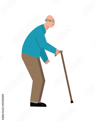 Old Man Illustration
