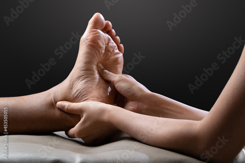 Thai massage,foot massage for health