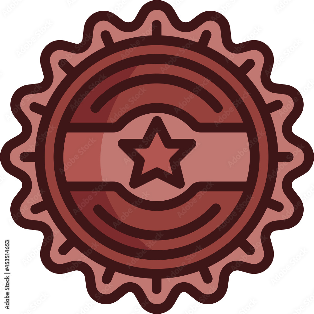 beer cap Two Tone icon