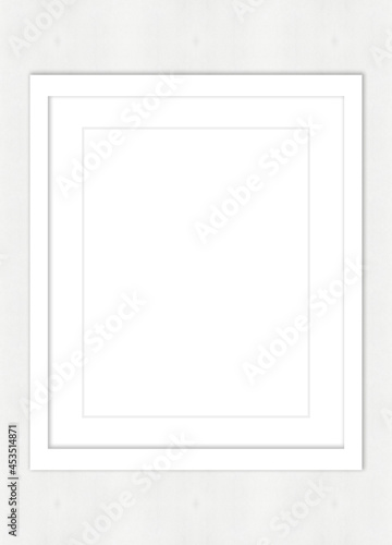 White Picture Frame Template