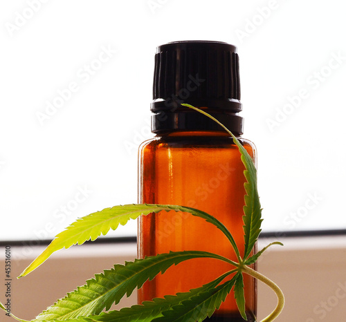 Fototapeta Naklejka Na Ścianę i Meble -  cbd oil cannabis
