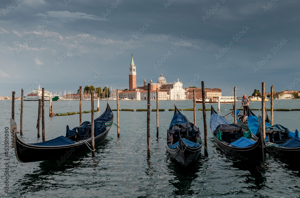 Condolas in Venice