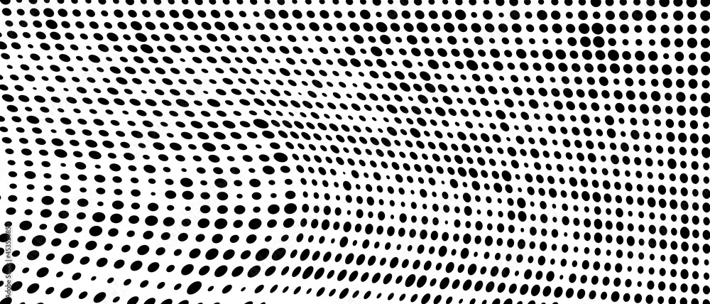Vector modern optical texture of pop art. Abstract halftone wave dotted background. Futuristic twisted grunge pattern, dots, circles Vector modern optical texture of pop art. Abstract halftone wave dotted background. Futuristic twisted grunge pattern, dots, circles