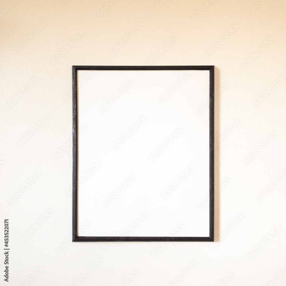 Obraz premium vertical black blank frame