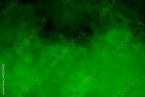 Green Smoke or Fog Photo Overlay