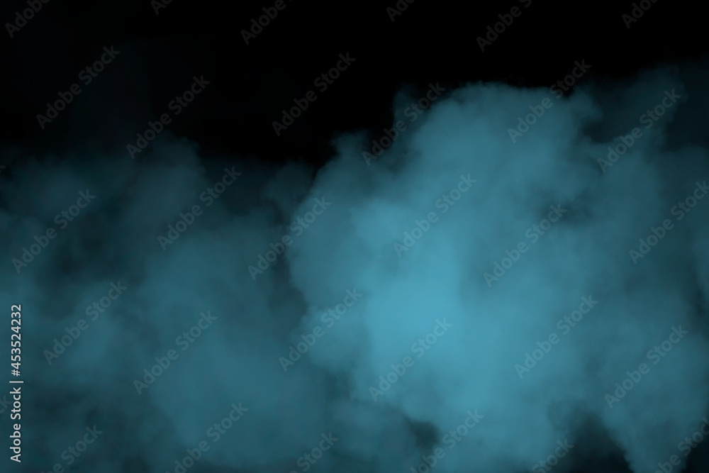 Blue Smoke or Fog Photo Overlay