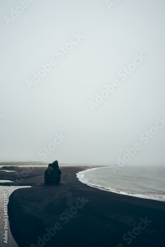 Iceland ocean beach cliffs