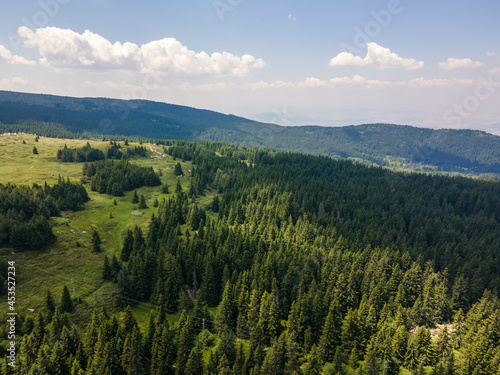 Aerial view of Konyarnika area at Vitosha Mountain, Bulgaria © Stoyan Haytov