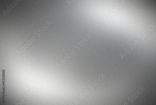 Mosaic crystals fine grid cover flare grey half transparent background. Abstract textured surface.