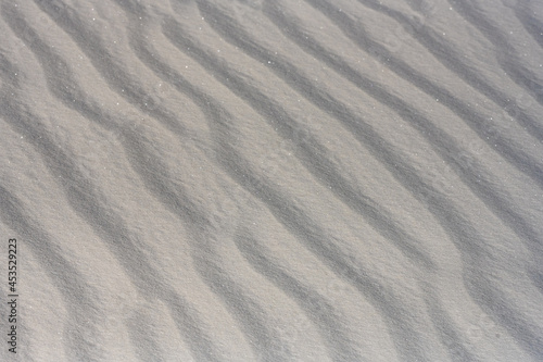 Close Up Of Glistening White Sand