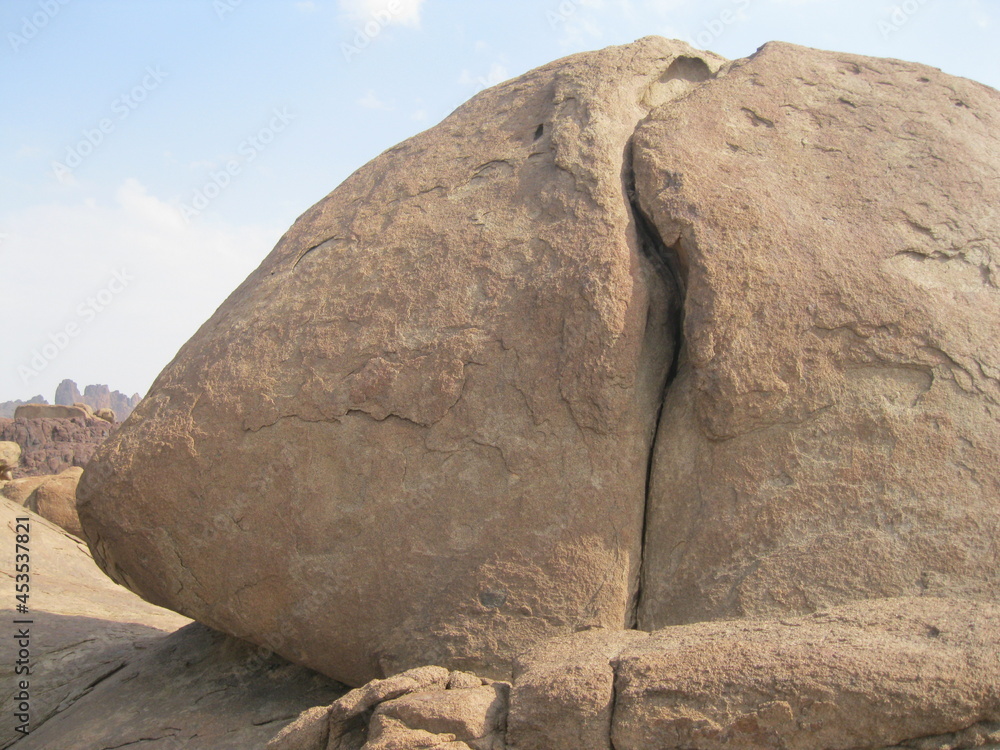 boulder in the desert boulder in the desert