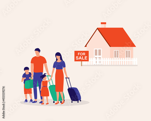 Sad Family Lost Their Home And Moving Out From Their House Due To Financial Crisis.