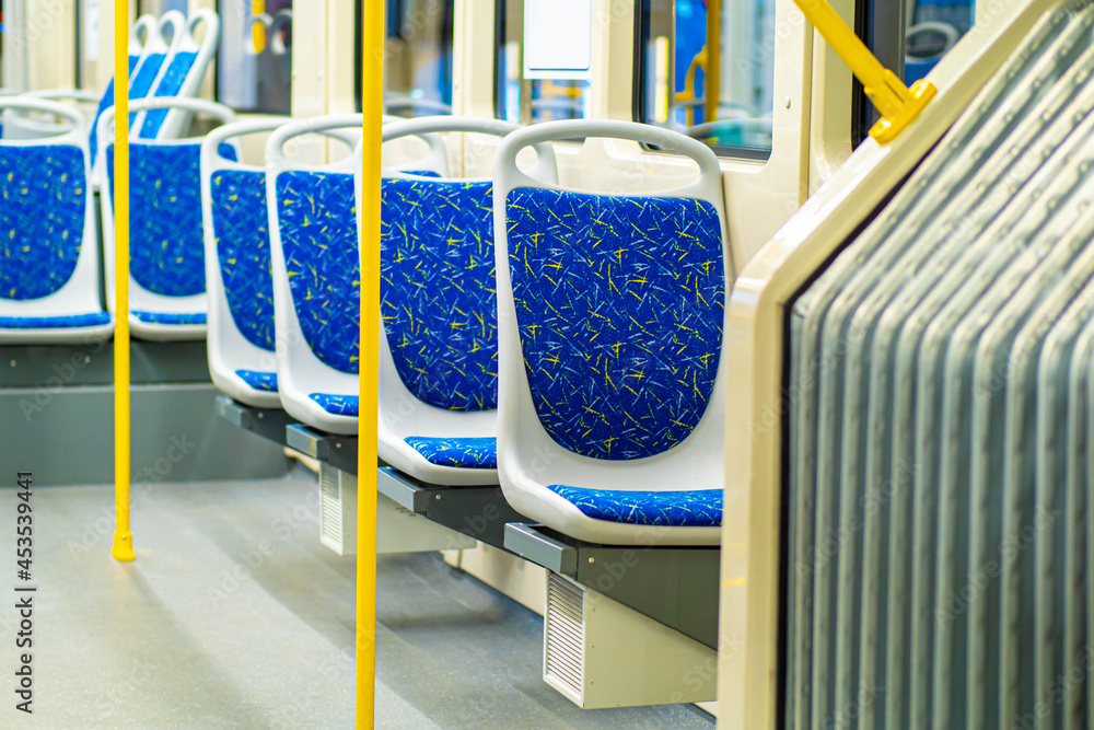 Foto De Public Transport Inside View Bus Or Tram Interior Passenger foto-de-public-transport-inside-view-bus-or-tram-interior-passenger
