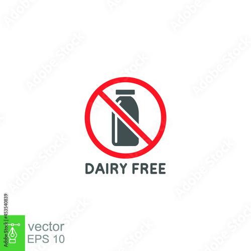 Free Download Dairy product free icon. Dietary Lactose, Vegan Food label Contain. Milk allergen Intolerance for web and mobile concept.  glyph Symbol pictogram. Vector illustration design on white background EPS 10 - GFXLoad