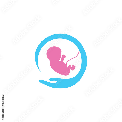 pregnant logo concept