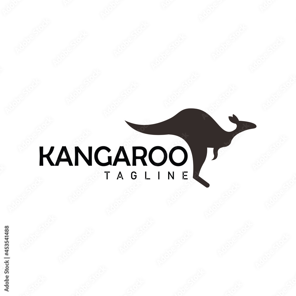 kangaroo logo concept