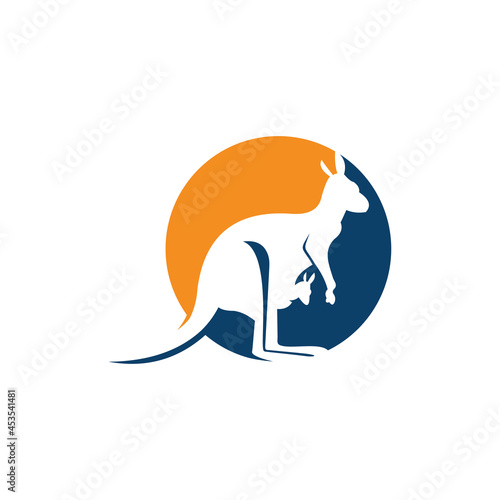 kangaroo logo concept