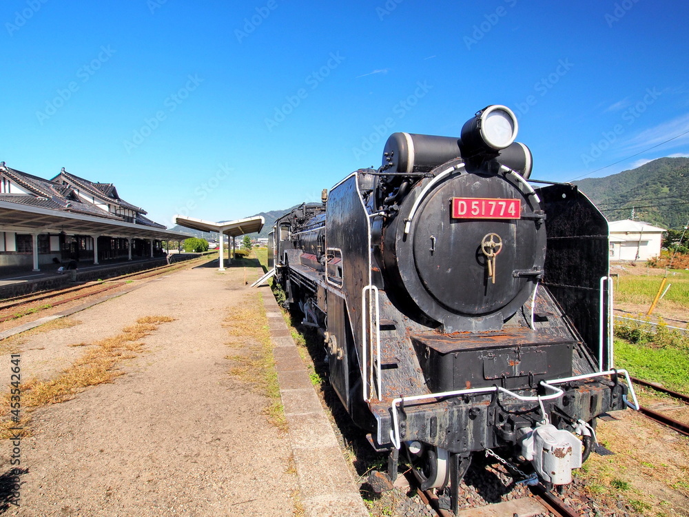 Obraz premium 蒸気機関車D51