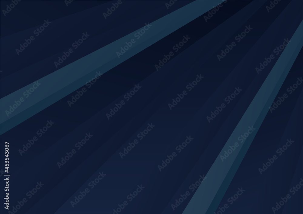 Abstract blue background in dark navy blue colors with layers of grey wave shapes in transparent design and space for text Abstract blue background in dark navy blue colors with layers of grey wave shapes in transparent design and space for text