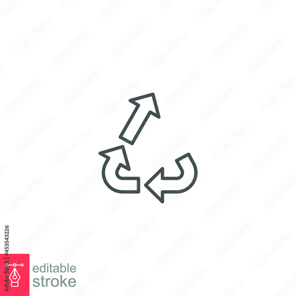 upcycle icon. Upcycling Recycle Sustainability. sustainable development reuse for ecological. Zero waste lifestyle outline style editable stroke vector illustration design on white background EPS 10 upcycle icon. Upcycling Recycle Sustainability. sustainable development reuse for ecological. Zero waste lifestyle outline style editable stroke vector illustration design on white background EPS 10