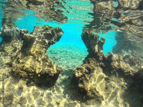 Underwater world of Mediterranean Sea. Near Marmaris, Turkey