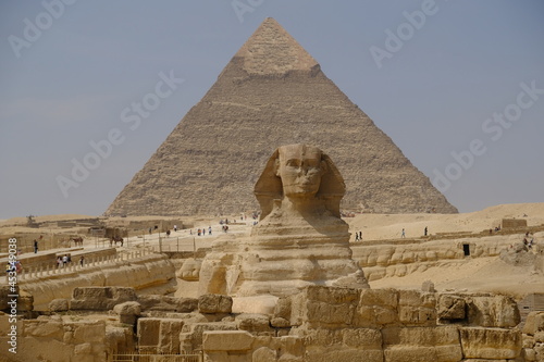 Egypt Cairo - The Pyramids Of Giza and Great Sphinx of Giza