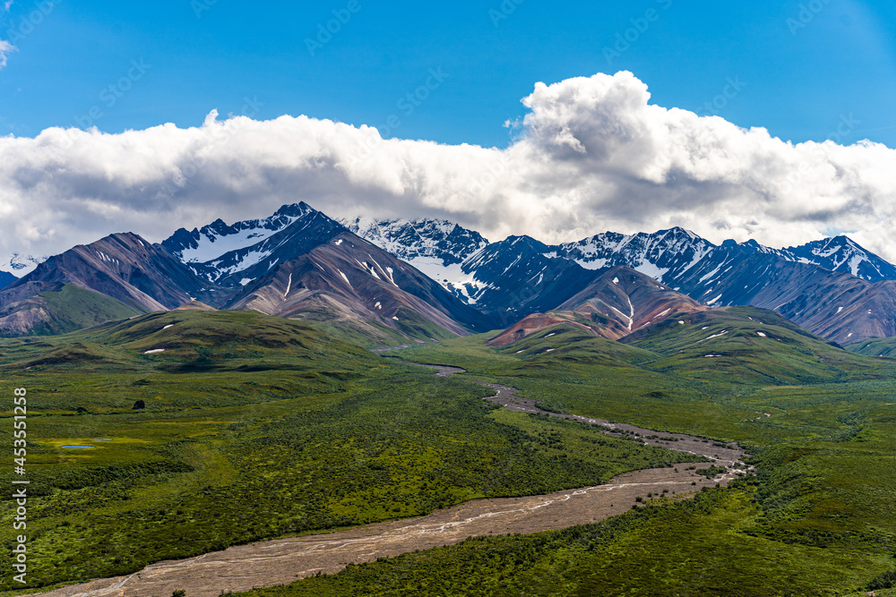 Mountain in Denali National Park, Alaska Mountain in Denali National Park, Alaska