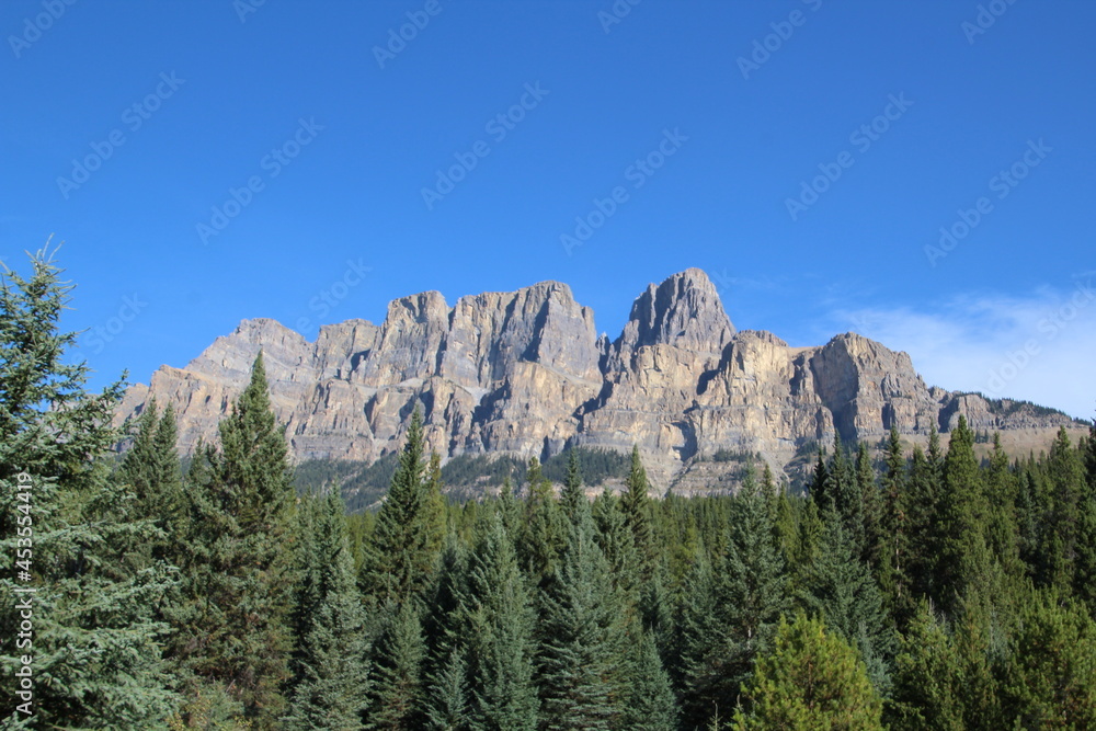 Fototapeta premium Grand Castle Mountain, Banff National Park, Alberta