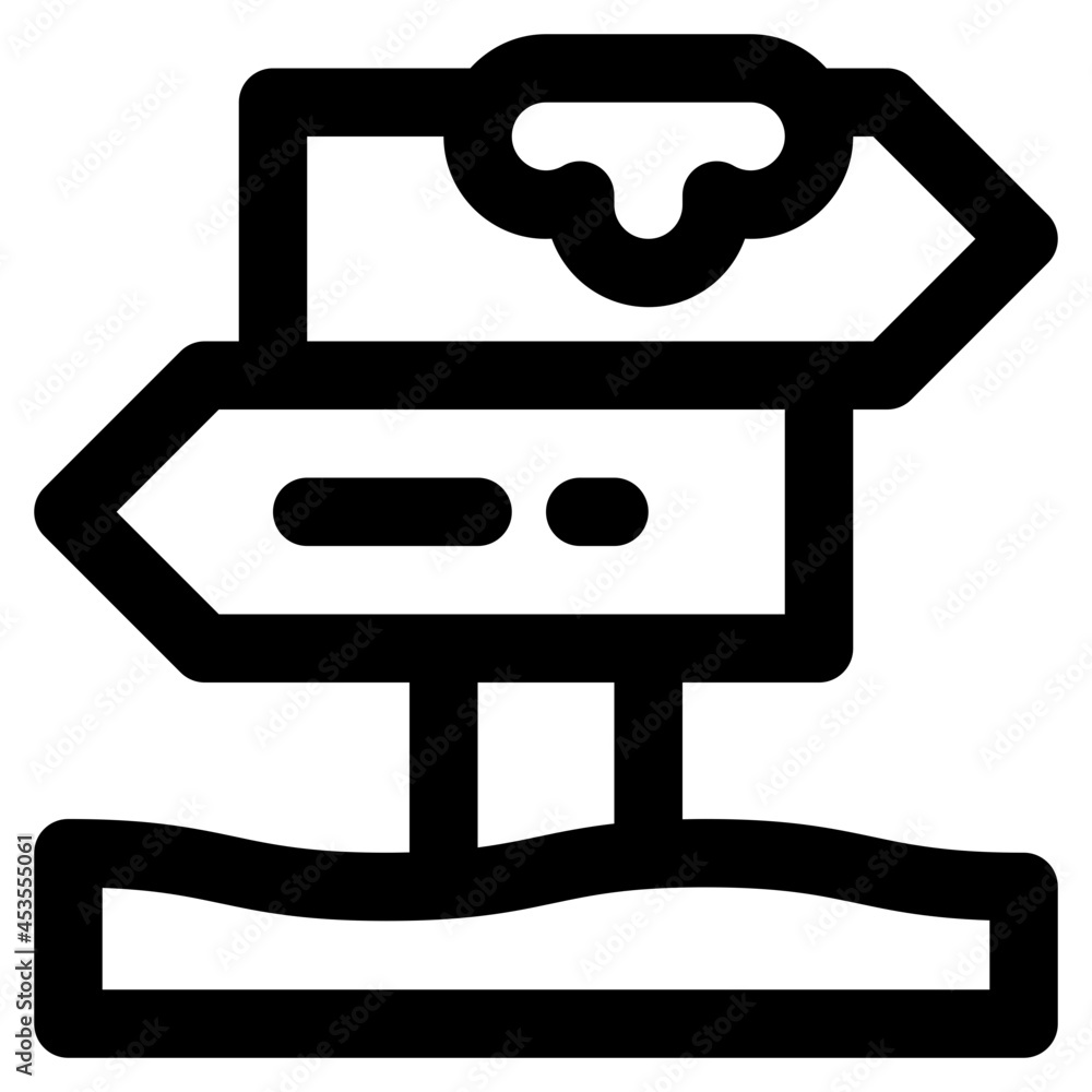 directional sign icon illustration directional sign icon illustration