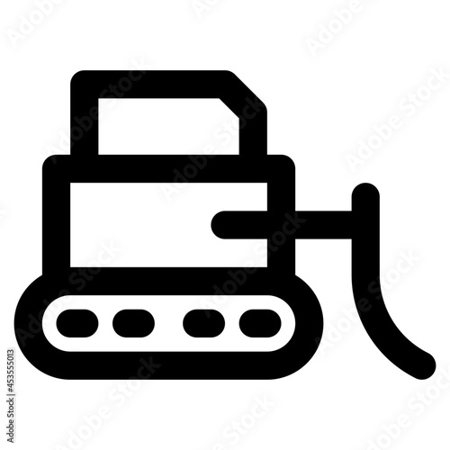 snowplow icon illustration