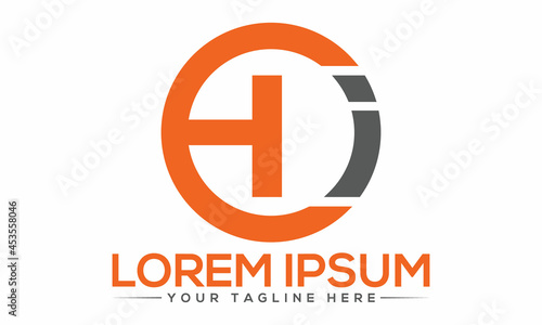 The Best Design HI logo unique modern minimalist simple creative abstract and vector