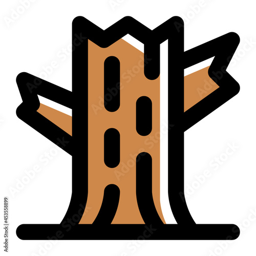 Plant Extinction Icon Illustration