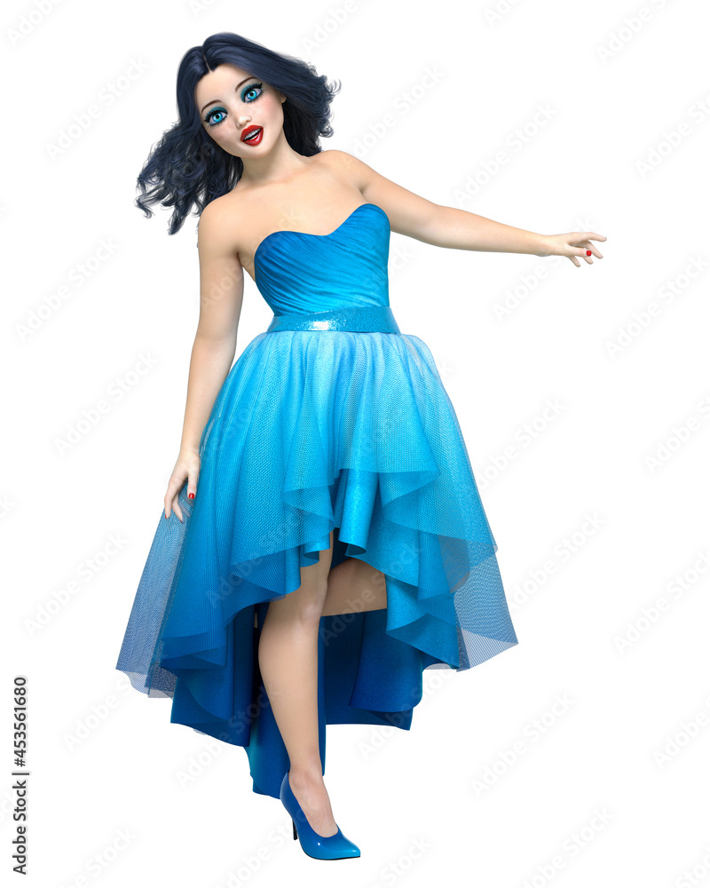 Beautiful brunette woman in long evening dress. Beautiful brunette woman in long evening dress.