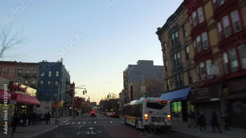 4118 - Driving Through Bedford-Stuyvesant in Brooklyn New York - High-Speed Edit photo