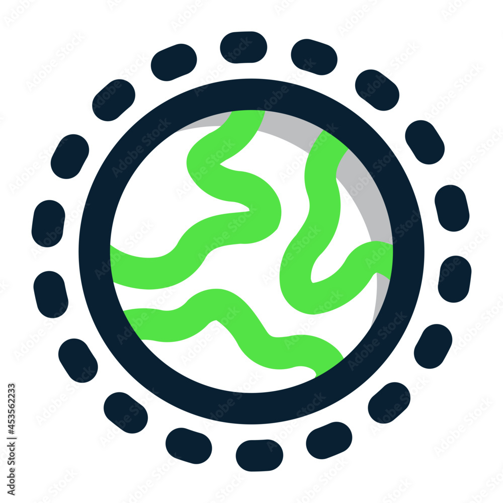 Ozone Layer Icon Illustration Ozone Layer Icon Illustration