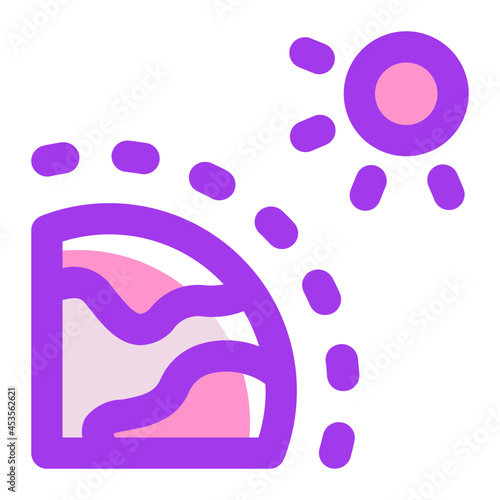 Ozone Layer Icon Illustration