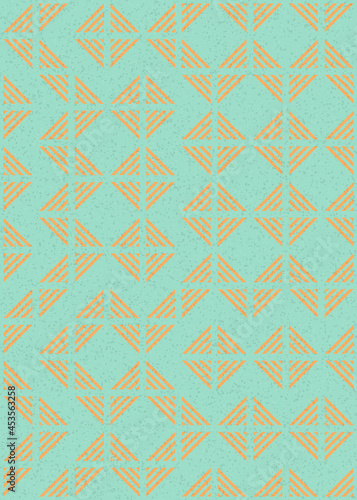 Abstract Geometric Pattern generative computational art illustration