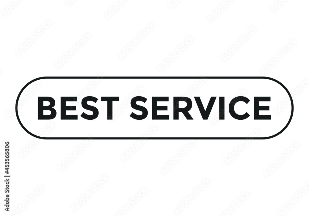 best service text sign icon. web template
